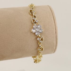 Bratara placata cu aur 14K model BB333 - 19 cm