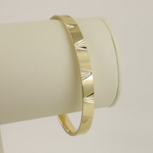 Bratara placata cu aur 14K model BB360 - diametru 7 cm