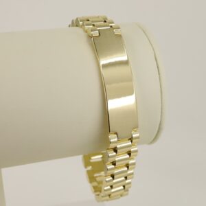 Bratara placata cu aur 14K model BB349 - 21 cm