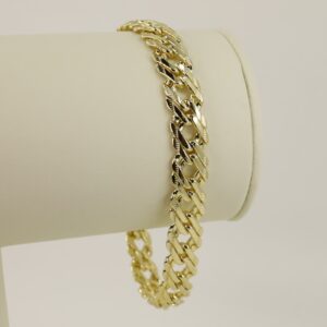 Bratara placata cu aur 14K model BB341 - 21 cm