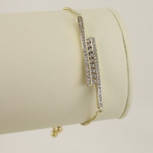 Bratara placata cu aur 14K model BB359 - reglabila