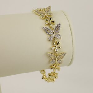 Bratara placata cu aur 14K model BB344 - 19 cm