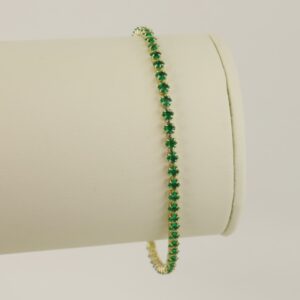 Bratara placata cu aur 14K model BB351 - 19 cm