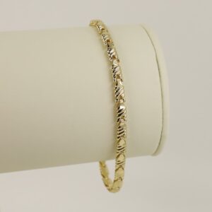 Bratara placata cu aur 14K model BB342 - 19 cm