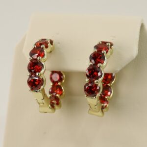 Cercei placati cu aur 14K model CJ288 - 1,4 cm