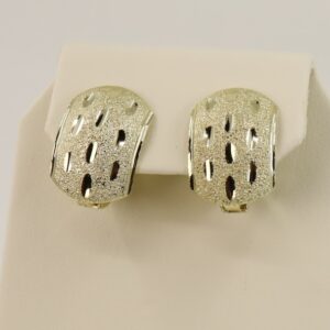 Cercei placati cu aur 14K model CJ272 - 1,4 cm