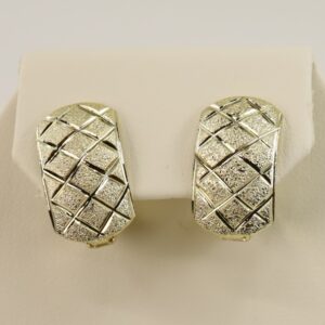 Cercei placati cu aur 14K model CJ284 - 1,4 cm