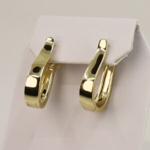 Cercei placati cu aur 14K model CJ338 - 1,8 cm