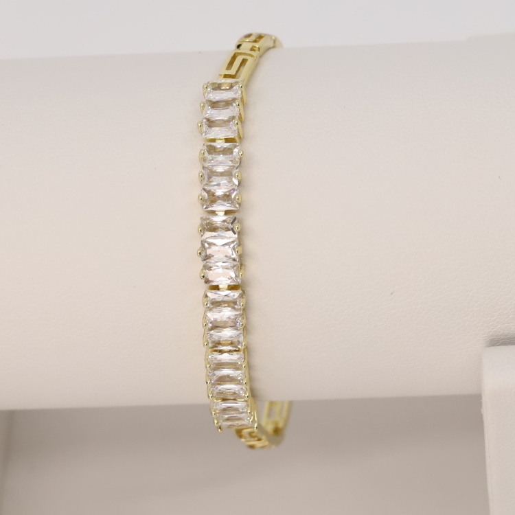 Bratara placata cu aur 14K model BF562 - 19 cm