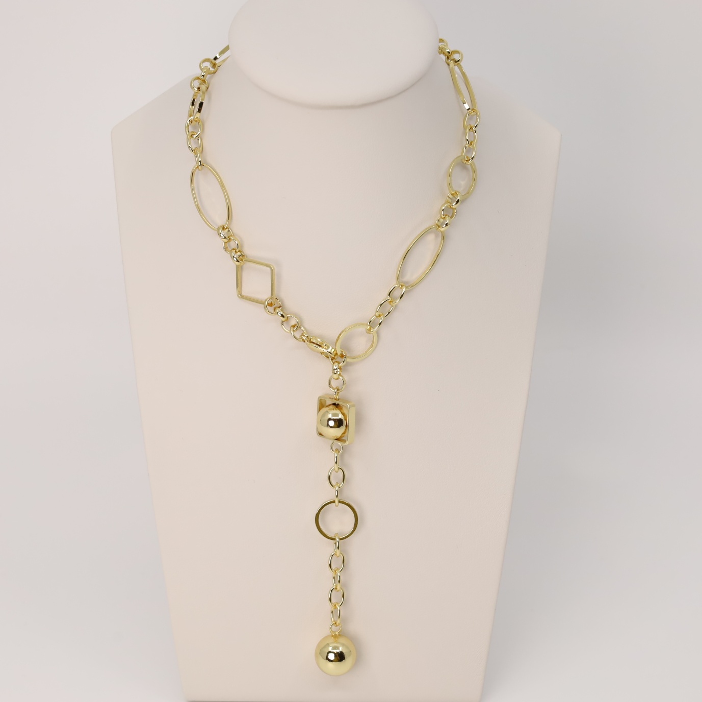 Lant colier placat cu aur 14K Model EEL070 - 50 cm