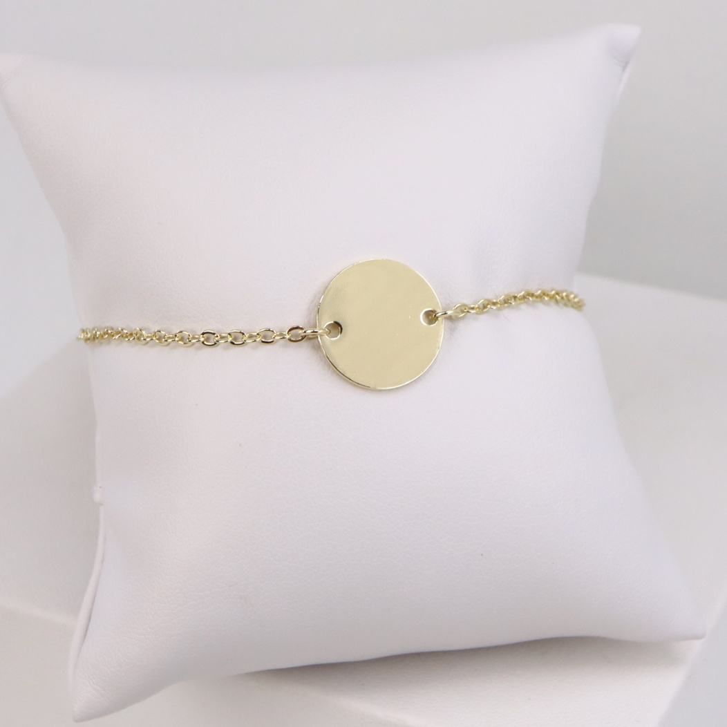 Bratara placata cu aur 14K model EBB026 - 19 cm
