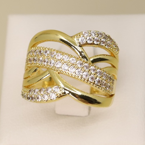 Inel placat cu aur 14K Model NX347