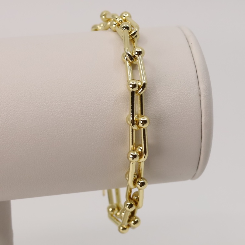 Bratara placata cu aur 14K model BF022 - dimensiune 21 cm