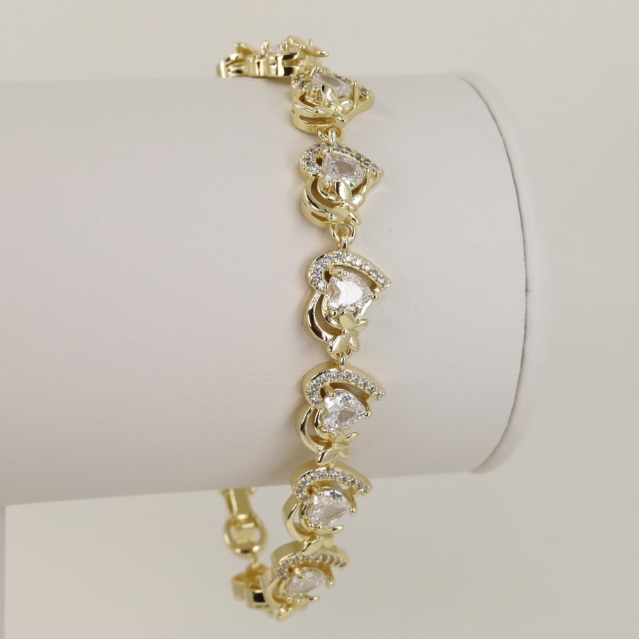 Bratara placata cu aur 14K model BF016 - dimensiune 19 cm