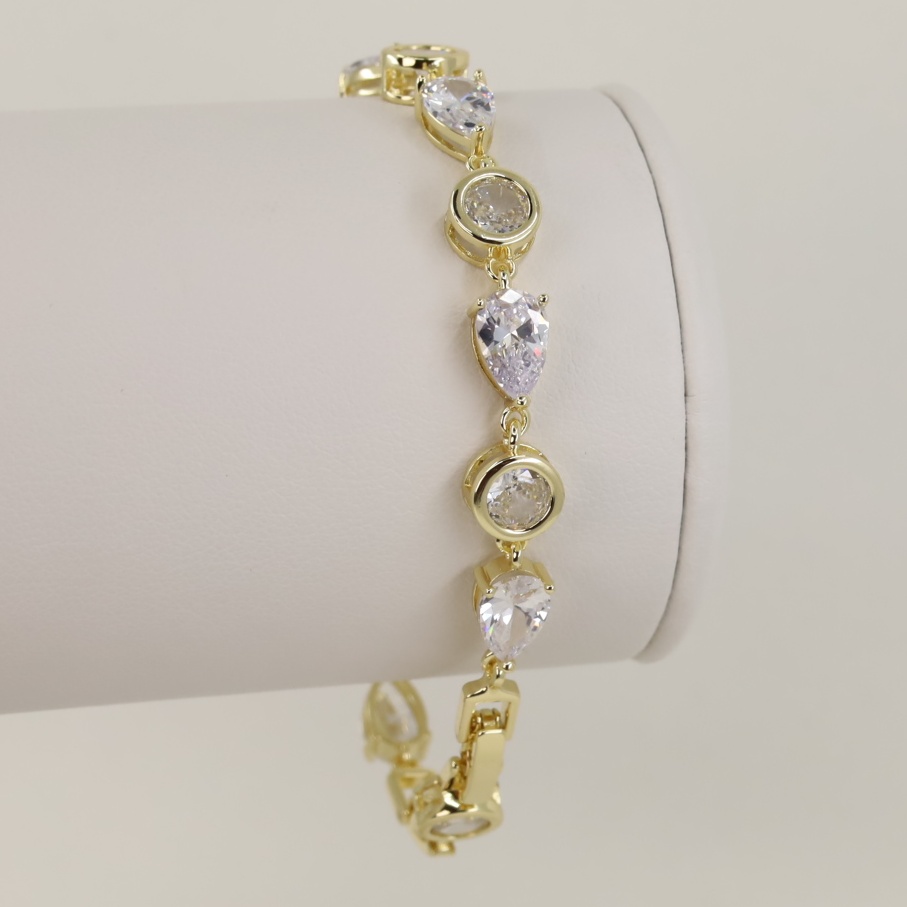 Bratara placata cu aur 14K model BF002 - dimensiune 19 cm