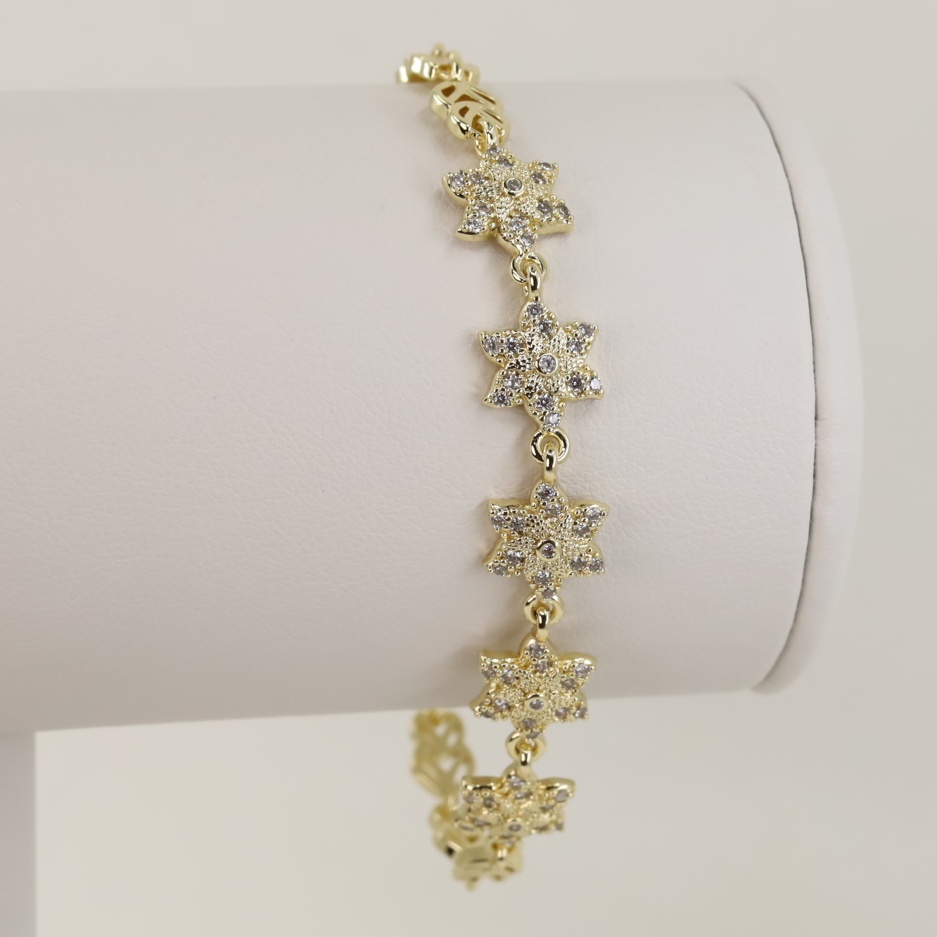 Bratara placata cu aur 14K model BF008 - dimensiune 19 cm