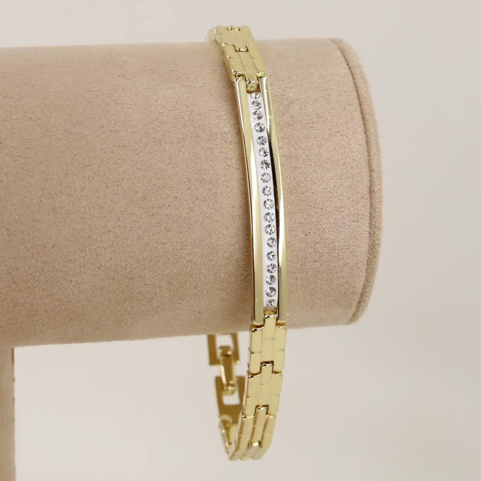 Bratara placata cu aur 14K model BF045 - dimensiune 21 cm