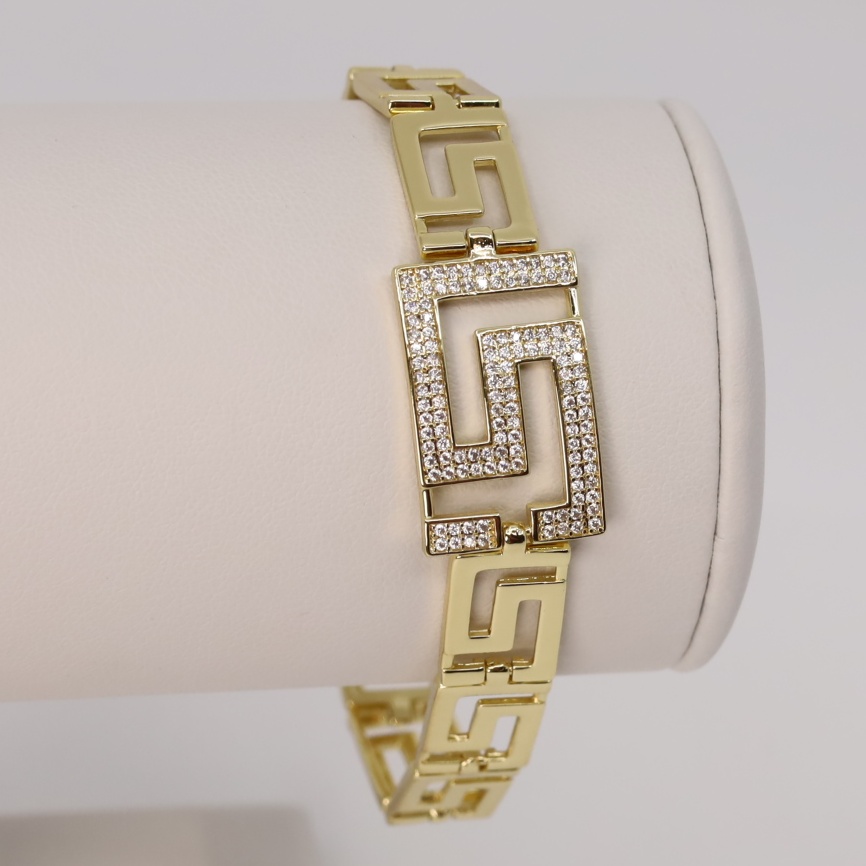 Bratara placata cu aur 14K model BF069 - dimensiune 21 cm