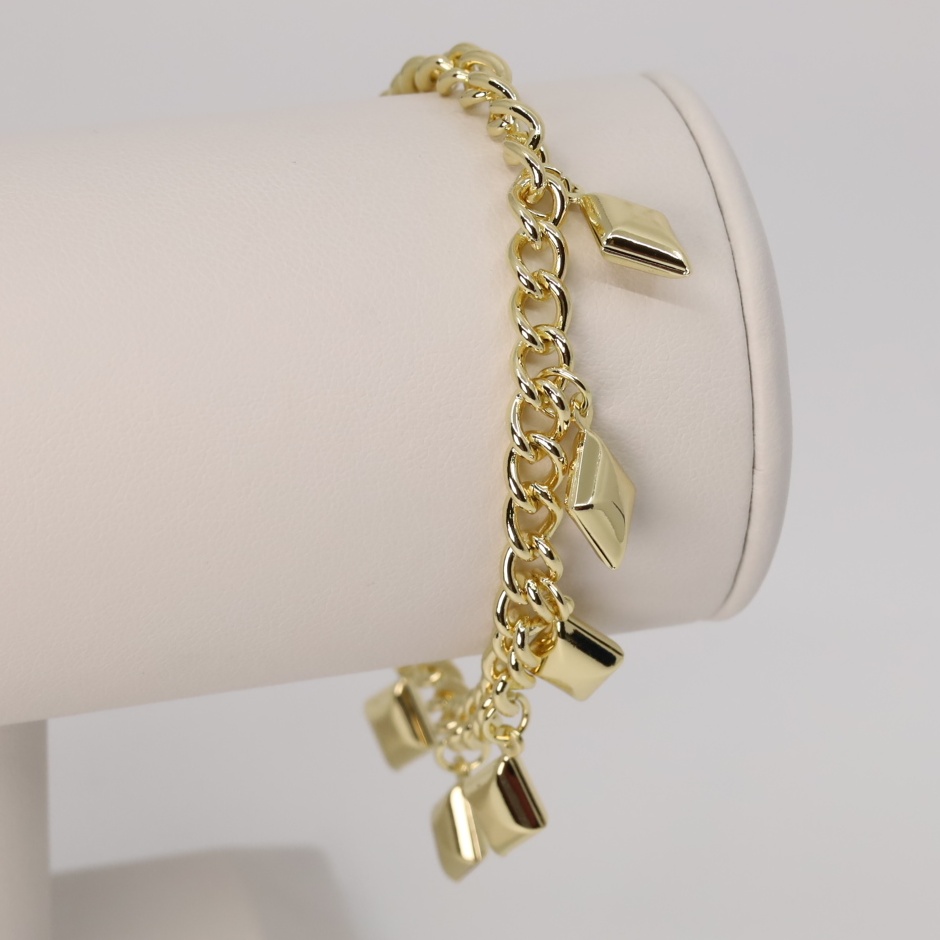 Bratara placata cu aur 14K model BF063 - dimensiune 19 cm