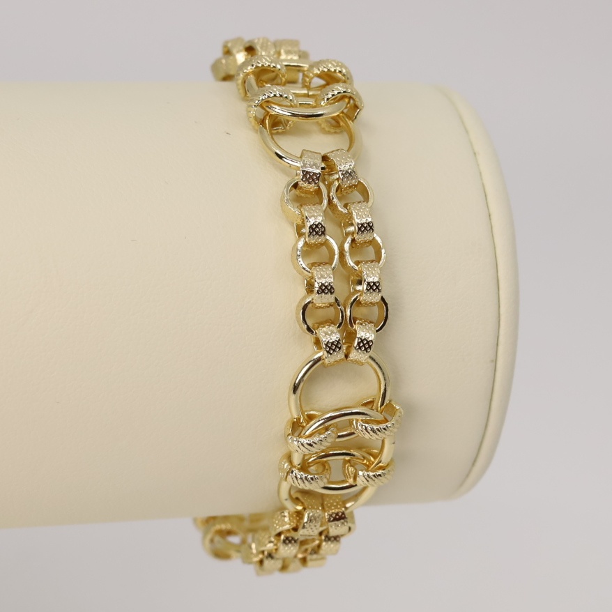 Bratara placata cu aur 14K model BF081 - dimensiune 19 cm