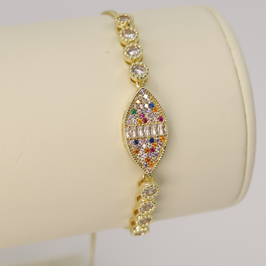 Bratara placata cu aur 14K model BF099 - reglabila