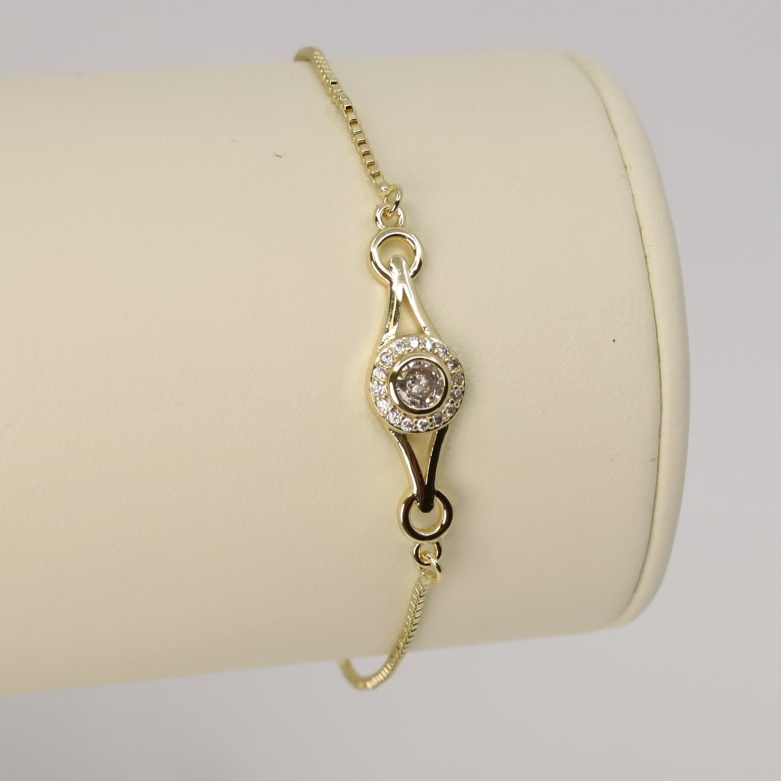 Bratara placata cu aur 14K model BF098 - reglabila