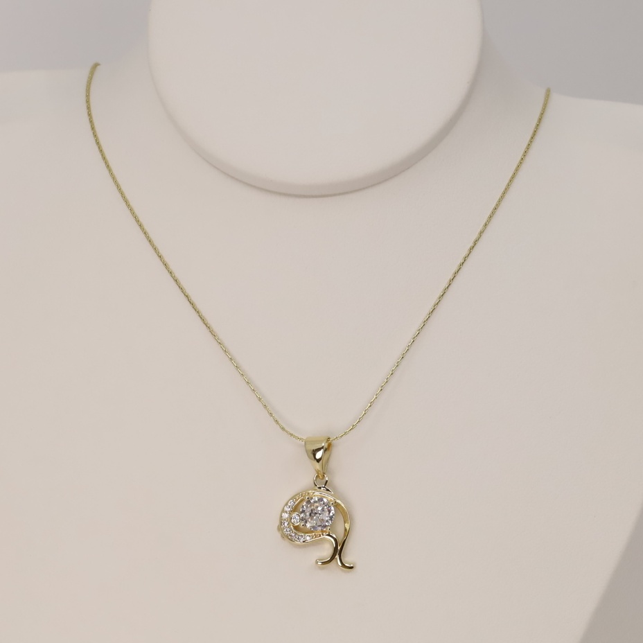 Lant cu pandativ placat cu aur 14K Model LL651 - dimensiune 45 cm