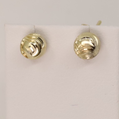 Cercei placati cu aur model CC583 - dimensiune 0,3 cm