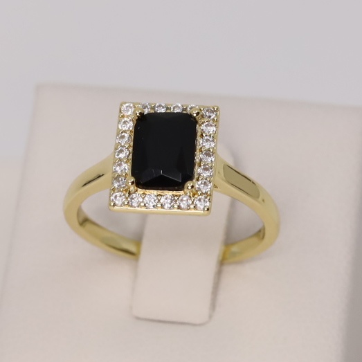 Inel placat cu aur 14K Model NE071