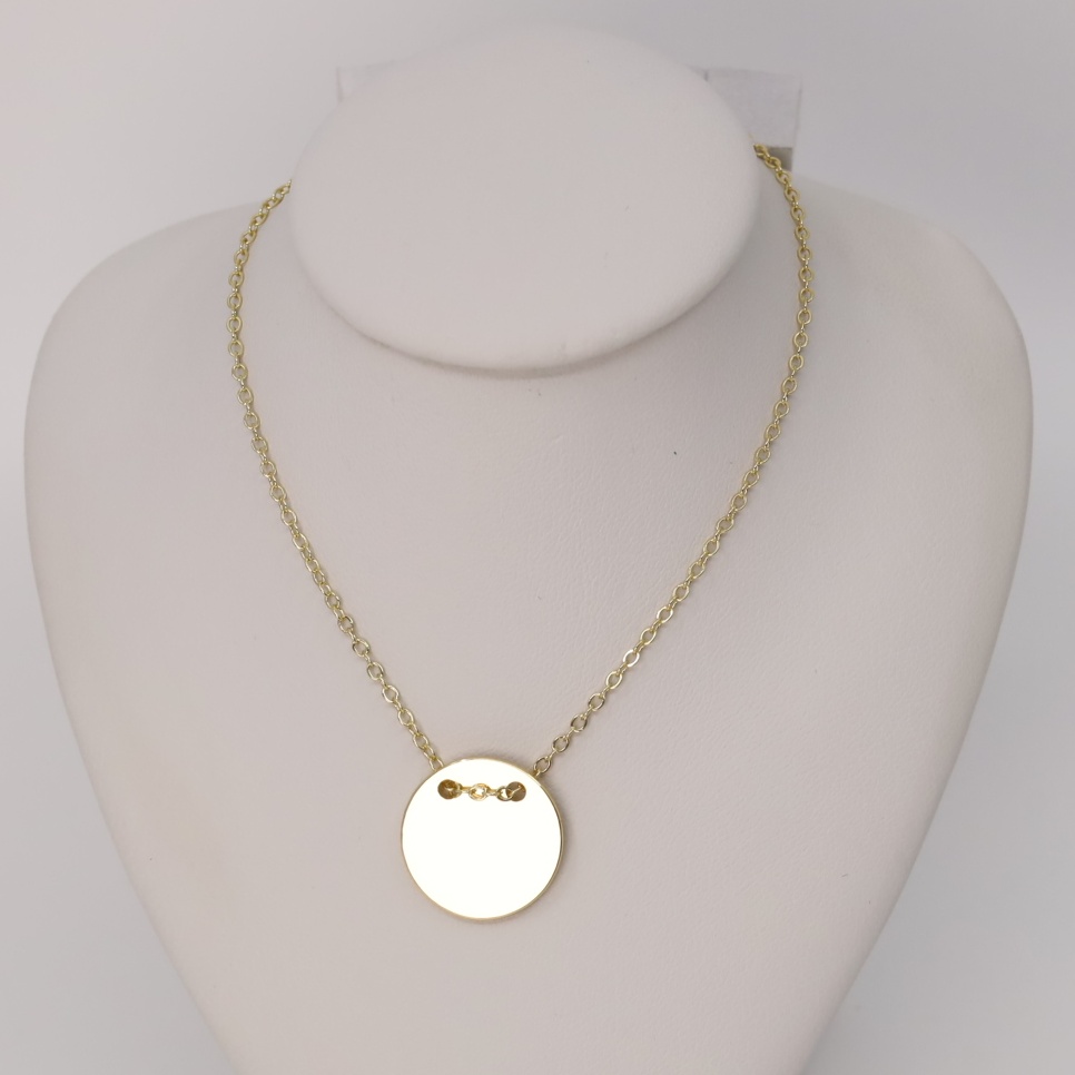 Lant placat cu aur 14K Model EEL061 - 55 cm