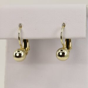 Cercei placati cu aur model CC622 - dimensiune 1,4 cm