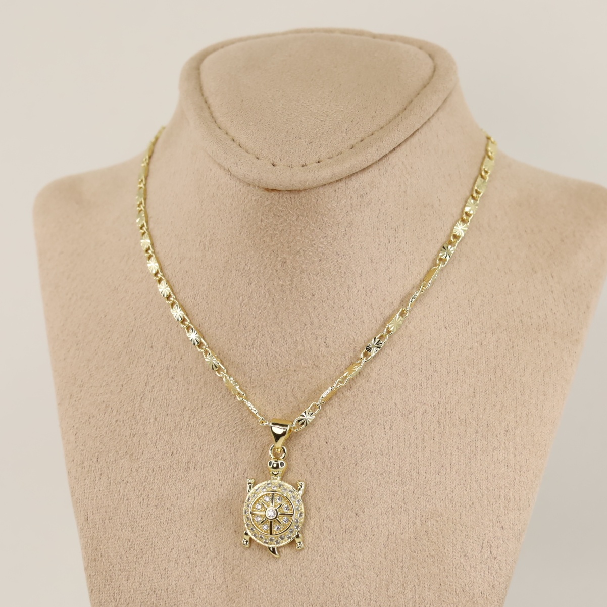 Lant cu pandativ placat cu aur 14K Model LL669 - dimensiune 45 cm