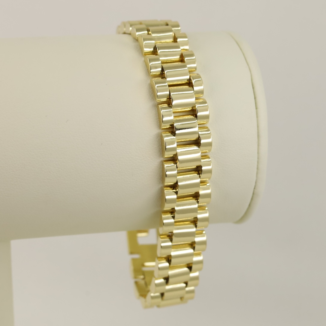Bratara placata cu aur 14K model BF150 - dimensiune 19 cm