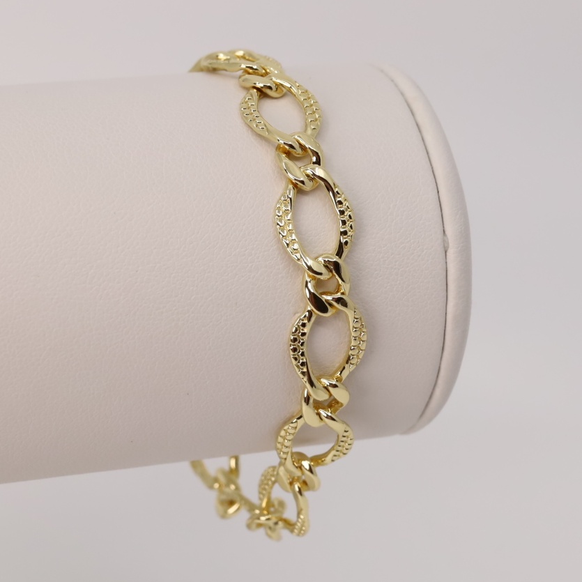 Bratara placata cu aur 14K model BF200 - dimensiune 21 cm