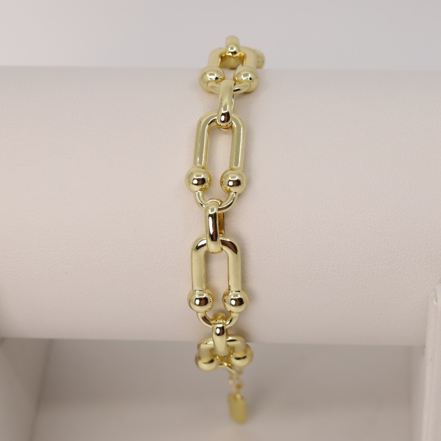 Bratara placata cu aur 14K model BF207 - dimensiune 21 cm