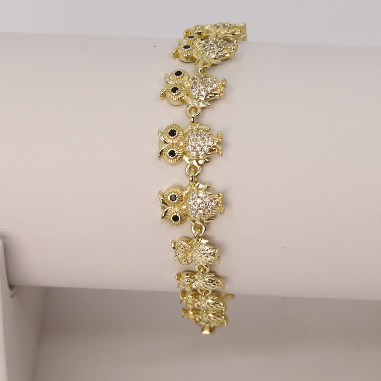 Bratara placata cu aur 14K model BF208 - dimensiune 19 cm