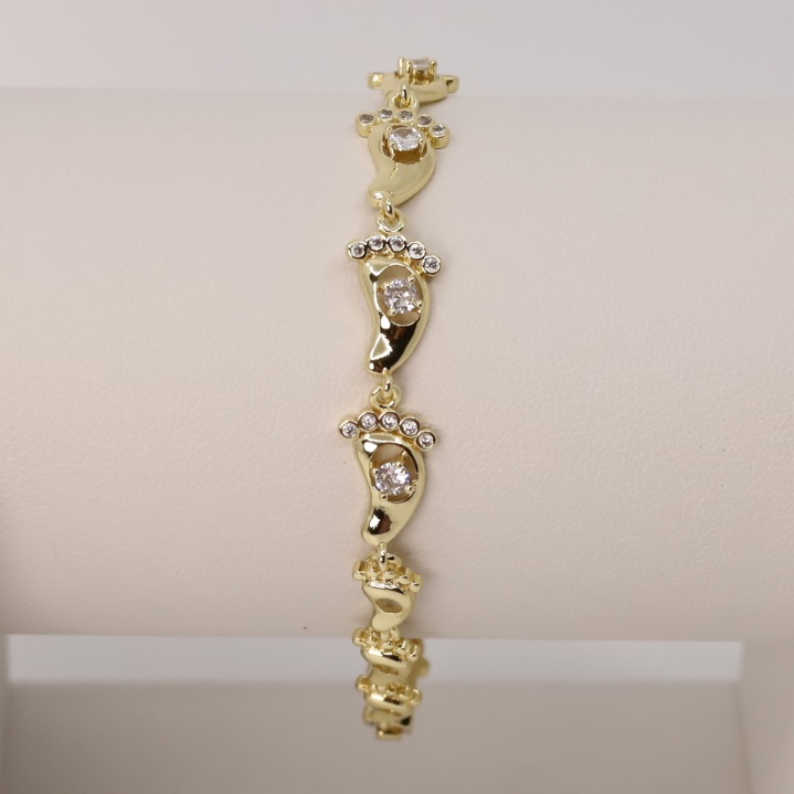 Bratara placata cu aur 14K model BF206 - dimensiune 19 cm