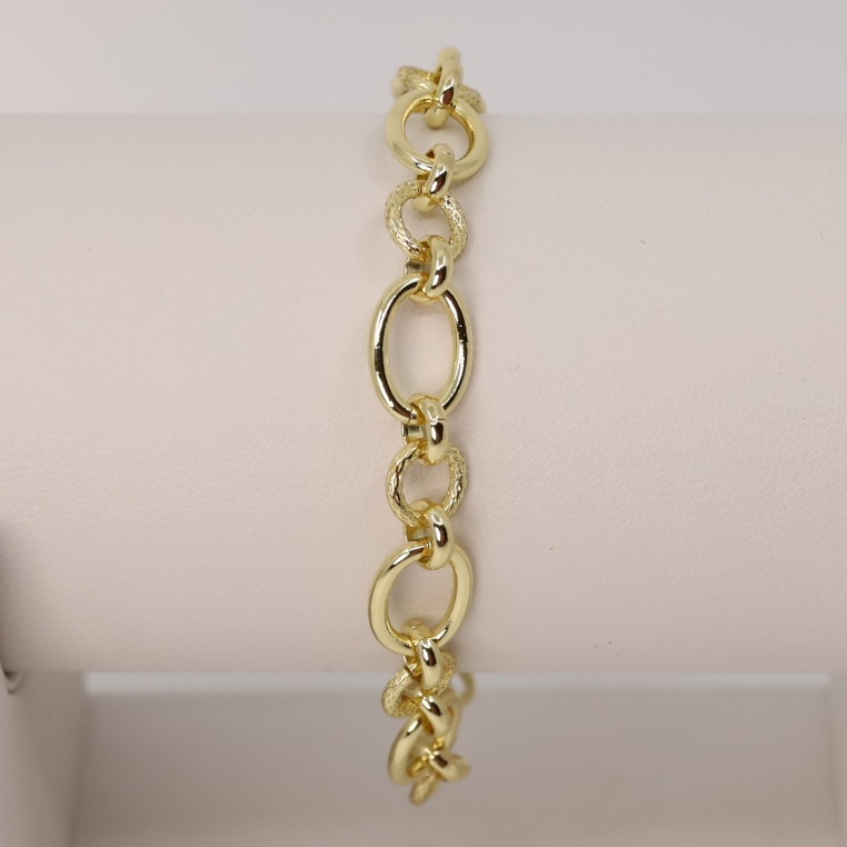 Bratara placata cu aur 14K model BF204 - dimensiune 21 cm