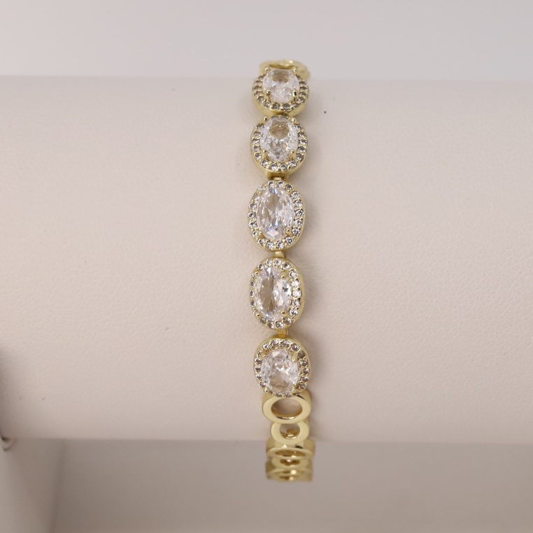 Bratara placata cu aur 14K model BF211 - dimensiune 19 cm