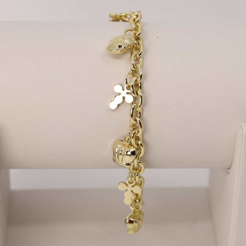 Bratara placata cu aur 14K model BF202 - dimensiune 21 cm