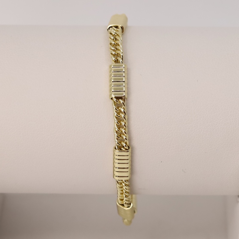 Bratara placata cu aur 14K model BF201 - dimensiune 19 cm
