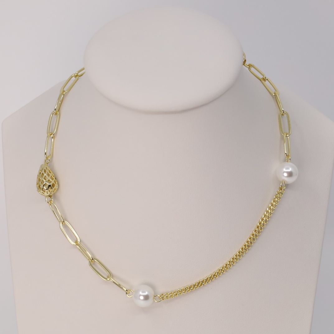 Lant colier placat cu aur 14K Model LL701 - dimensiune 45 cm