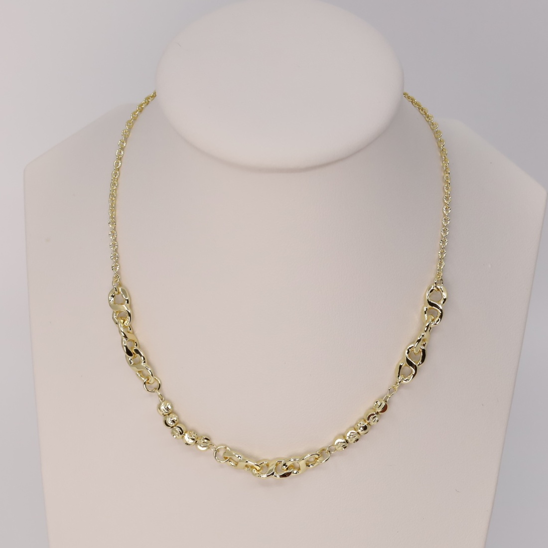 Lant colier placat cu aur 14K Model LL713 - dimensiune 45 cm