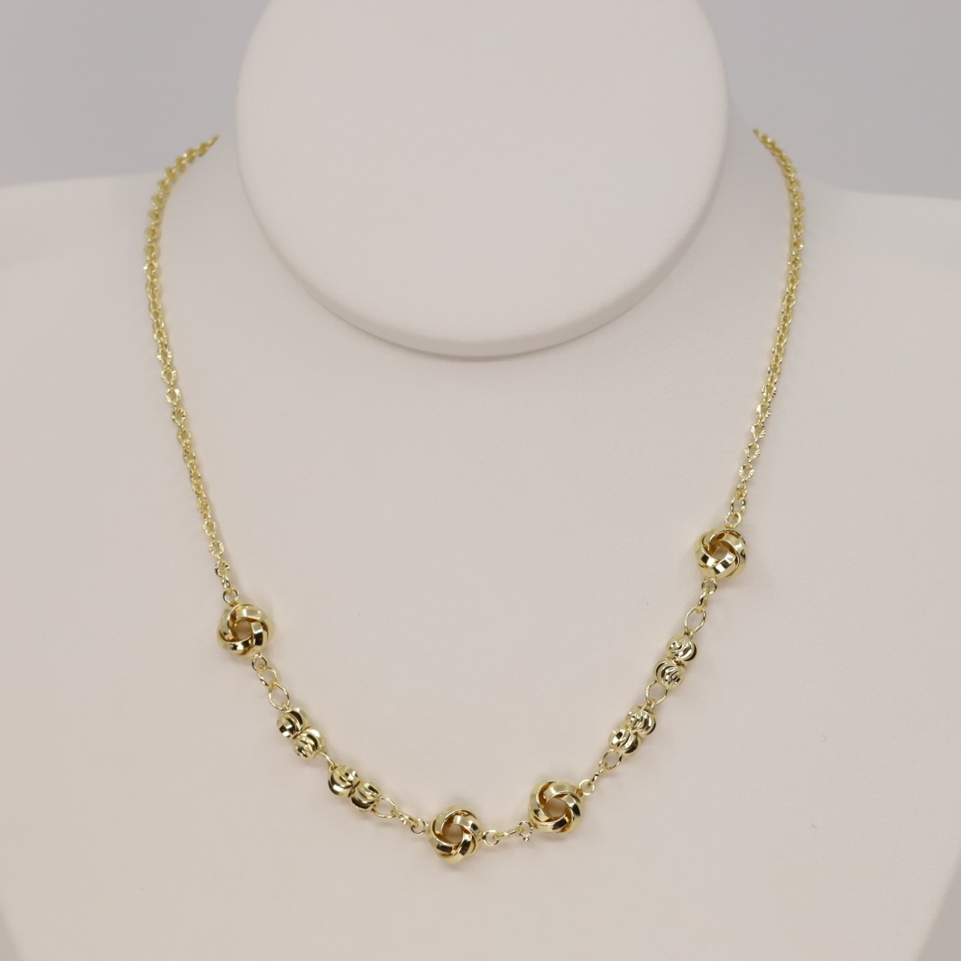 Lant colier placat cu aur 14K Model LL740 - dimensiune 45 cm