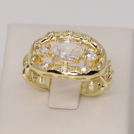Inel placat cu aur 14K Model NX444