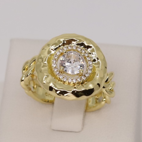 Inel placat cu aur 14K Model NX432