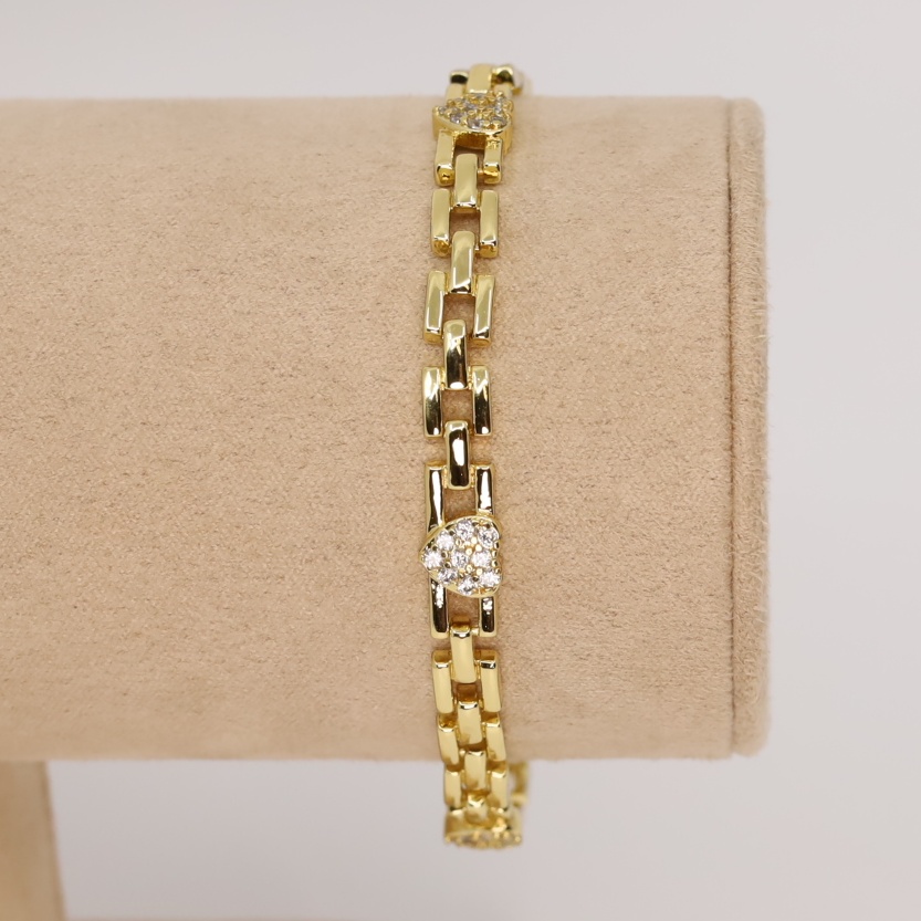 Bratara placata cu aur 14K model BF245 - dimensiune 19 cm