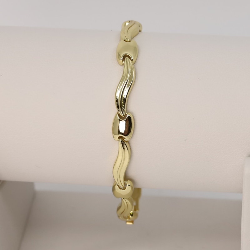 Bratara placata cu aur 14K model BF283 - dimensiune 19 cm