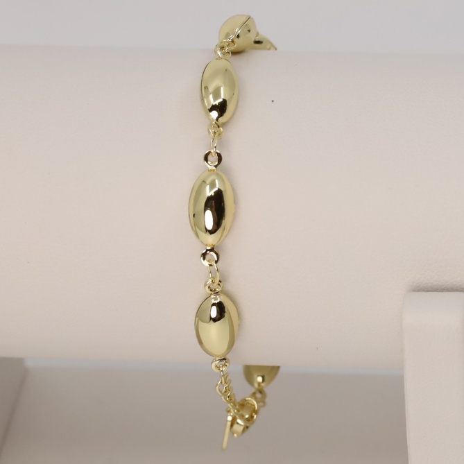 Bratara placata cu aur 14K model BF287 - dimensiune 21 cm