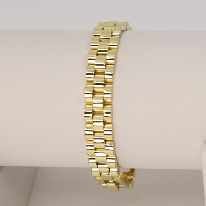 Bratara placata cu aur 14K model BF285 - dimensiune 19 cm